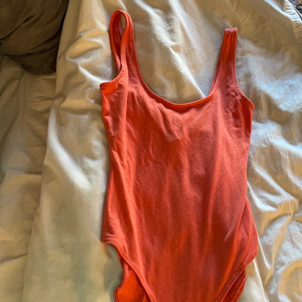 Coral bodysuit